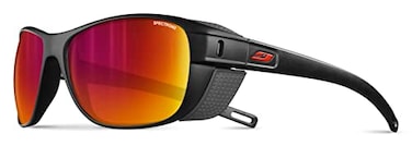 Julbo Camino Mountain Sunglasses Black Frame Smoke wMultilayer Rose Mirror Lens Spectron 3