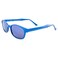 KD's KDS The Original Biker Shades By PCSUN Blue Ice Frames Blue Mirror Lenses