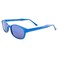 KD's KDS The Original Biker Shades By PCSUN Blue Ice Frames Blue Mirror Lenses