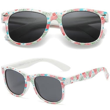 PolarSpex Toddler Sunglasses UV Protection Unbreakable Kids Polarized Sunglasses with Case for Boys Girls age 28