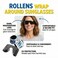 Rollens Roll Up Sunglases w 100 UV Protection Disposable WrapAround 8 Count Made in the USA