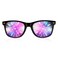 GloFX Black Frame Extreme Line Diffraction Glasses Laser Etched for Vibrant Rainbow Light Effects Flexible Durable Perfect for Raves Festivals