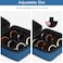 Bukere Travel Sunglasses Organizer Case Adjustable Slot For Multiple Pairs Portable Eyeglasses Storage Box for Men Women
