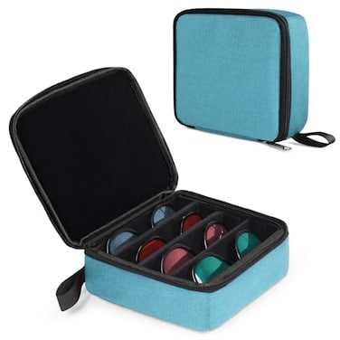 Bukere Travel Sunglasses Organizer Case Adjustable Slot For Multiple Pairs Portable Eyeglasses Storage Box for Men Women