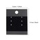 Awpeye 120 Pcs Black Velvet Earring Display Cards Plastic Earring Card Holder for Jewelry Accessory Display 165 x 2 inch