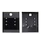 Awpeye 120 Pcs Black Velvet Earring Display Cards Plastic Earring Card Holder for Jewelry Accessory Display 165 x 2 inch