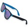 Eye Squared Boys Sunglasses for Kids and Toddlers with Matching Zipper Case Soft Black Blue
