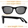 COOLSOME Kids Flexible Polarized Sunglasses for Boys Girls Age 310 with Straps Black Mirrored blueFit Age 610