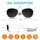 RIVBOS Baby Aviator Wrap Polarized UV400 Sunglasses Soft Frame with Secure Strap for ToddlerInfant and Newborn 018 Months BlackGrey Lens RBK068