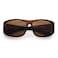 SA106 ToddlerSmall Kids Polarized Antiglare 48mm Fit Over OTG Sunglasses Brown