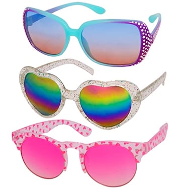 Tigerdoe Kids Sunglasses 3 Pc Set Polarized UV Protection Boys Girls Sunglasses Beach Accessories