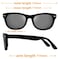 COOLSOME Kids Flexible Polarized Sunglasses for Boys Girls Age 310 with Straps Black