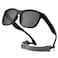 HJSTES Polarized Baby Sunglasses for Toddler Boys Girls TPEE Flexible Frame with Strap for Infant Age 03Square Black