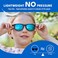 HXS 2Pack Polarized Toddler Sunglasses with Strap for 1824 MonthsBlack Sky Blue