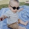 Hycredi Baby Polarized Sunglasses with Strap UV400 Protection Infant Toddlers Sun Glasses for Age 024monthsBlue