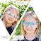 OWL Kids Clear Lens Glasses Protect Childs Eyes UVB UVA White