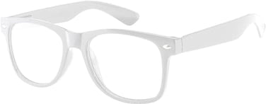OWL Kids Clear Lens Glasses Protect Childs Eyes UVB UVA White