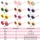 Mdvora 2 Pack Round Flower Sunglasses Set Outdoor Kids Sunglasses KitSet B 2pcs