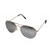 NEON NATION Unisex Kid Sized Aviator Sunglasses WSilver Mirrored Lens Gold