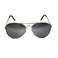 NEON NATION Unisex Kid Sized Aviator Sunglasses WSilver Mirrored Lens Gold