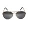 NEON NATION Unisex Kid Sized Aviator Sunglasses WSilver Mirrored Lens Gold