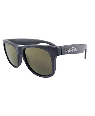 RuffleButts Kids Sunglasses ImpactResistant Polycarbonate Lenses with 100 UVAUVB Protection and Flexible BPAFree Frames Navy 510 Years