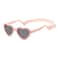 SJBNCai Baby Sunglasses Flexible Polarized Heart Shaped Sunglasses with Strap for Toddler Newborn Infant Ages 024 Months