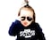 Style Vault Kd37 Infant Toddler Age 024 Months Turbo Aviator Baby Sunglasses Black UV400