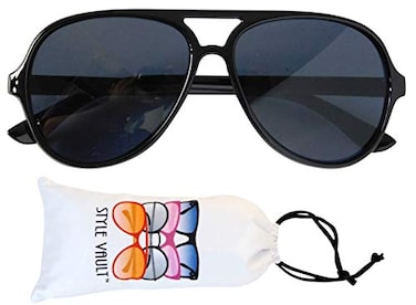 Style Vault Kd37 Infant Toddler Age 024 Months Turbo Aviator Baby Sunglasses Black UV400