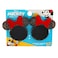 Sun-Staches SunStaches Disney Minnie Mouse Official Lil Characters Sunglasses UV 400 Lenses Glittery Black Frames with Red Bows One Size Fits Most Kids