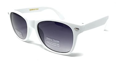 Retro Optix WebDeals Kids Childrens 80s Classic Retro Sunglasses Assorted Colors Soft Feel White Smoke