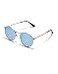 Hawkers HAWKERS Moma Midtown Sunglasses for Men and Women Blue Polarized Silver Ct One Size