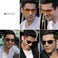 AEVOGUE Polarized Sunglasses For Men Rectangle Metal Frame Retro Sun Glasses AE0395 BlackBlack Frame Mirror Blue Lens 59