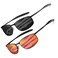 AEVOGUE Polarized Sunglasses For Men Rectangle Metal Frame Retro Sun Glasses AE0395 BlackBlack Frame Mirror Red Lens 59
