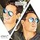 OWL Aviator Sunglasses Full Mirror Lens Gold Color Frame Blue Lens