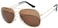 OWL Aviator Sunglasses Gold Metal Frame with Brown Lens Stylish Fashion