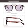 Bestum Inspired Square Sunglasses With Rivets Tinted Lens UV400 Black A BlueA Pink