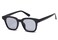 Bestum Inspired Square Sunglasses With Rivets Tinted Lens UV400 Black Grey