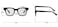 Bestum Inspired Square Sunglasses With Rivets Tinted Lens UV400 Black Grey