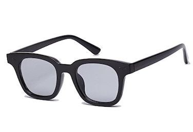 Bestum Inspired Square Sunglasses With Rivets Tinted Lens UV400 Black Grey