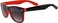 OWL Black Red Two Tone Frame Retro 80s Sunglasses Smoke Lens Men Women
