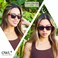 OWL Black Red Two Tone Frame Retro 80s Sunglasses Smoke Lens Men Women