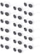Blulu 18 Pack Retro Clout Oval Mod Thick Frame Round Lens Sunglasses Women Men Sunglasses White