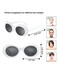 Blulu 18 Pack Retro Clout Oval Mod Thick Frame Round Lens Sunglasses Women Men Sunglasses White