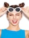 Blulu 18 Pack Retro Clout Oval Mod Thick Frame Round Lens Sunglasses Women Men Sunglasses White