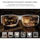 BOJOD Night Driving Glasses for Women Men Fits Over Anti Glare Polarized Night Vision Glasses for Nighttime Yellow Glasses