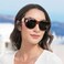 Br'Guras BrGuras Oversized Polarized Fit over Sunglasses Over Glasses for Men and Women Amber leopard Black