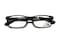 Vision World Casual Fashion Horned Rim Rectangular Frame Clear Lens Eye Glasses Black