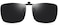 CAXMAN Clip On Sunglasses Over Prescription Frames for Men Women wSuper Dark Category 4 Lens Polarized Flip Up Extra Large