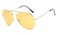 Chezi 3026 Aviator Sunglassess gold yellow